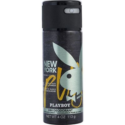 Água de Cheiro Masculina Playboy New York Spray Corporal 120ml