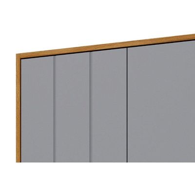 Armário Aéreo Cozinha Modulado Celeste C/ 2 Portas 80cm Cinamomo/off White - Mgm