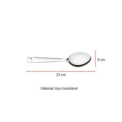 Colher de Inox Utensilios de Cozinha 23cm