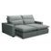 Sofa Retratil Reclinavel 2 Lugares 2m Andreza Veludo Lansof Cinza