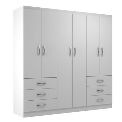 Guarda Roupa New Encante 6 Portas E 6 Gavetas - Branco