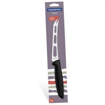 Faca para Queijo Tramontina Plenus Inox e Cabo Preto 6"
