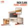 Rack Bancada Elara E Painel Armony Com Aparador Vivant Off White Cinamomo - Hb Móveis