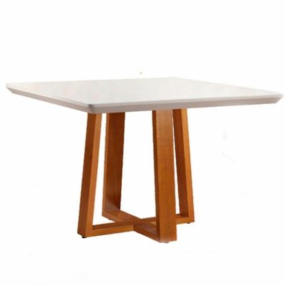 Conjunto De Jantar Moderno 4 Cadeiras 1,20 Royal Requinte