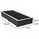 Cama Box Solteiro Sintético Mega Cama Cinza 88x188x42cm