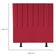 Cabeceira Estofada Cama Box Casal 140 Cm Sophia Carla Suede Cor:vermelho