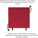 Cabeceira Estofada Cama Box Casal 140 Cm Sophia Carla Suede Cor:vermelho