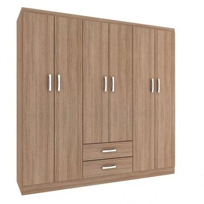 Guarda-roupa Casal 6 Portas 2 Gavetas Atalaia - Demolição Demolição
