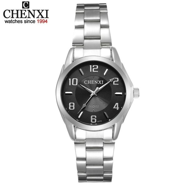 Relogio Feminino CHENXI CX-021A À Prova D'Água 40 / Preto