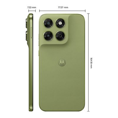 Smartphone Motorola Moto G67 5G 256GB - Verde Claro, 12GB (4GB RAM + 8GB RAM Boost), Câmera 50MP e Tela 6,8"