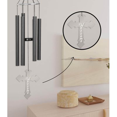 Traceease Cruz 7,6 cm com Furo em Acrílico Transparente para Pingentes de Chaveiro - Pacote com 25, Espessura 3 mm - IO Transparente