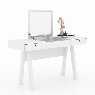Penteadeira para Quarto Decorativa PE2002 MPD Branco - Gran Belo