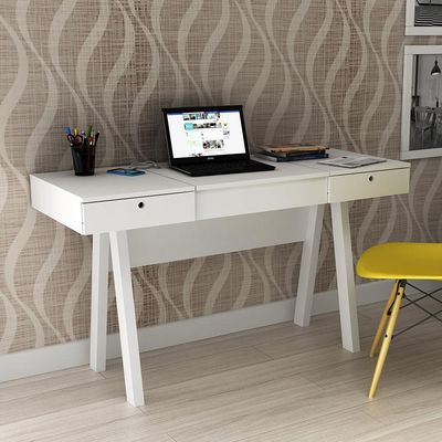 Penteadeira para Quarto Decorativa PE2002 MPD Branco - Gran Belo