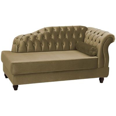 Recamier Diva Chaise Capitone 160 Cm Pes Mdf Gane Sl 945 Veludo Peer Sl 945