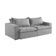 Sofá Cama 3 Lugares Retrátil Reclinável M-184 Veludo Martins Cinza