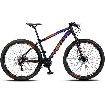 Bicicleta Propp X3 Mountain Bike Aro 29 Alumínio 6061 24V Laranja Lilás Gottbike