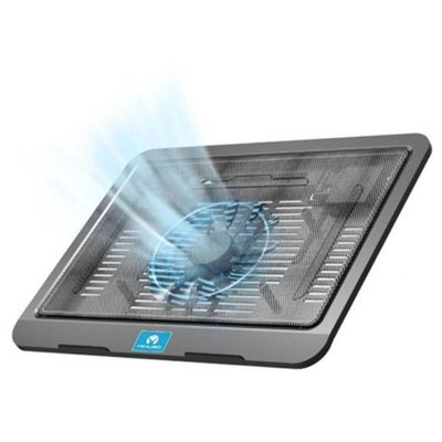 Suporte Notebook Cooler Gamer Led Base Refrigeração Usb Ergonômico Ventoinha Silenciosa Preto
