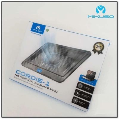Suporte Notebook Cooler Gamer Led Base Refrigeração Usb Ergonômico Ventoinha Silenciosa Preto