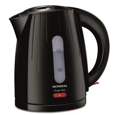 Chaleira Mondial Elétrica Pratic Hot 1 Litro CE-07 Preto