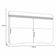 Painel Suspenso Armony Off White Cinamomo Com Mesa De Centro Liz E Aparador Fiero Off White Cinamomo - Hb Móveis
