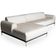 Sofá Molino 5 Lugares 300cm Chaise Direito Pés Gold Veludo Creme - Nexta Casa