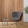 Poltrona Decorativa Chiara Base Orby Corano Marrom/velosuede Cinza Escuro - Nexta Casa