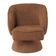 Poltrona Decorativa Agnes Base Fixa Linhão Aveludado Terracota - Nexta Casa