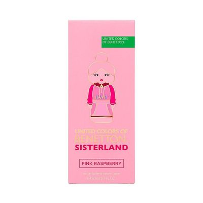 Benetton United Colors Sisterland Pink Raspeberry Eau De Toilette - Perfume Feminino 80ml 80ml