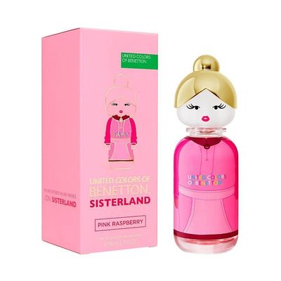 Benetton United Colors Sisterland Pink Raspeberry Eau De Toilette - Perfume Feminino 80ml 80ml