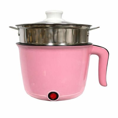 Panela Elétrica Multifuncional Compacta Inox Com Vapor 110V Rosa