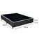 Cama Box Casal Sintético Mega Cama Cinza 138x188x42cm