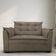 Sofá 2 Lugares Para Sala Moderno Confortável Elegance Suede Bege Escuro
