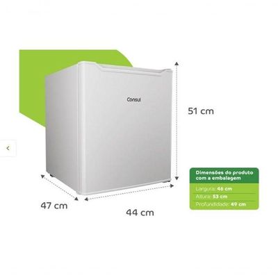 Frigobar 47 Litros Consul Branco CRC04MB Branco 110V