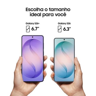 Smartphone Samsung Galaxy S26+ 5G Tela 6.7 Violeta