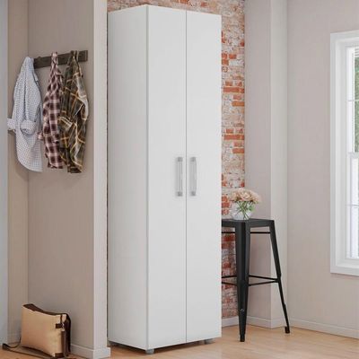 Multiuso 2 Portas 4 Prateleiras Breatriz 190cm Ajl Móveis Preto
