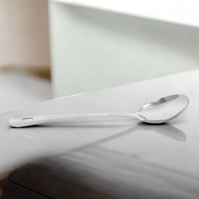 Colher De Arroz Em Inox 31cm Com Suporte De Pendurar