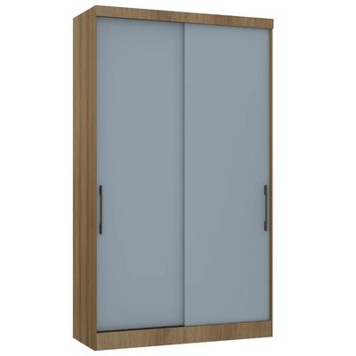 Guarda Roupa Solteiro 135cm 2 Portas 3 Gavetas Taiga Avelã/grey L01 - Mpozenato
