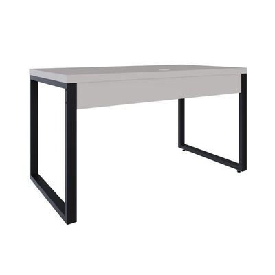 Mesa Operacional 135x70x75cm Yon - Off White-est.preta Off White-est.preta