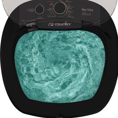 Máquina de Lavar Semiautomática 14kg Mueller Big Preta 220V