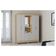 Cômoda 868 4 Gavetas E 1 Porta Com Guarda Roupa Solteiro Córdoba 4 Portas Damasco Off White - Poquema
