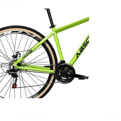 Bicicleta Aro 29 Absolute Nero 5 Alumínio 2x9 Freios Hidráulicos K7 Garfo Com Trava 18v Verde 15