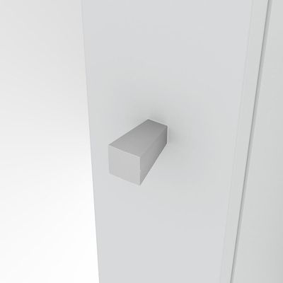 Sapateira Duetto 1 Porta Branco Com Espelho - Móveis Henn Branco