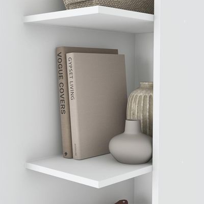 Sapateira Duetto 1 Porta Branco Com Espelho - Móveis Henn Branco