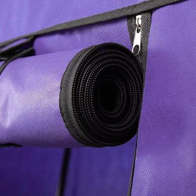 Guarda Roupa Organizador 5 Prateleiras Multiuso Porta Cabide Bolsa Lencol Brinquedos Portatil Roxo