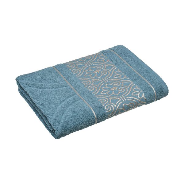 Toalha Rosto Taj 50cm x 70cm Azul Petroleo Cavhome