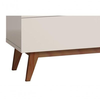 Rack Classic +2g 1.8 Off White Com Freijó - Imcal Móveis