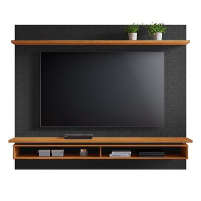 Painel Para Tv Nt 1310 Preto Com Freijó - Notável