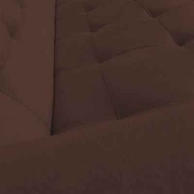 Sofá 3 Lugares Arezzo Suede Marrom