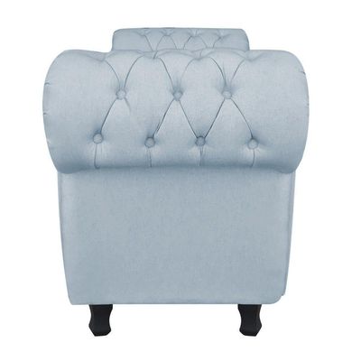 Recamier Baú Grécia 140 Cm Linho M11 - D'rossi A05 Cinza