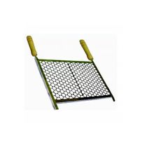 Grelha Retangular Para Churrasqueira Em Aço Inox 40x50cm